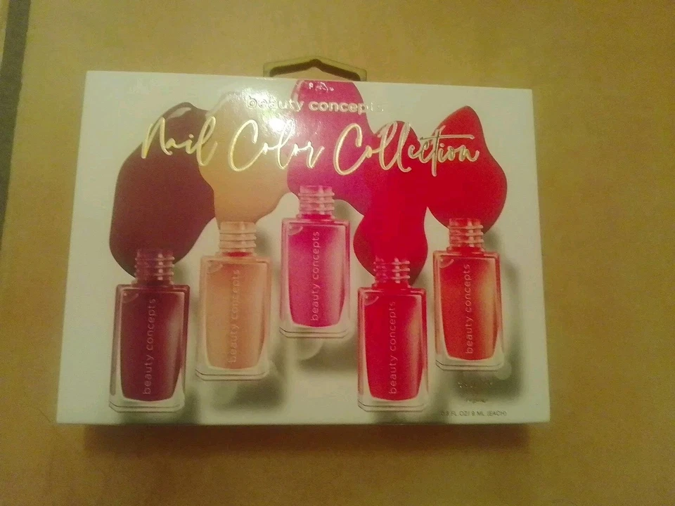Beauty Concepts: Nail Color Collection 5 x9 ml Koffer Box NEU/Designed In USA