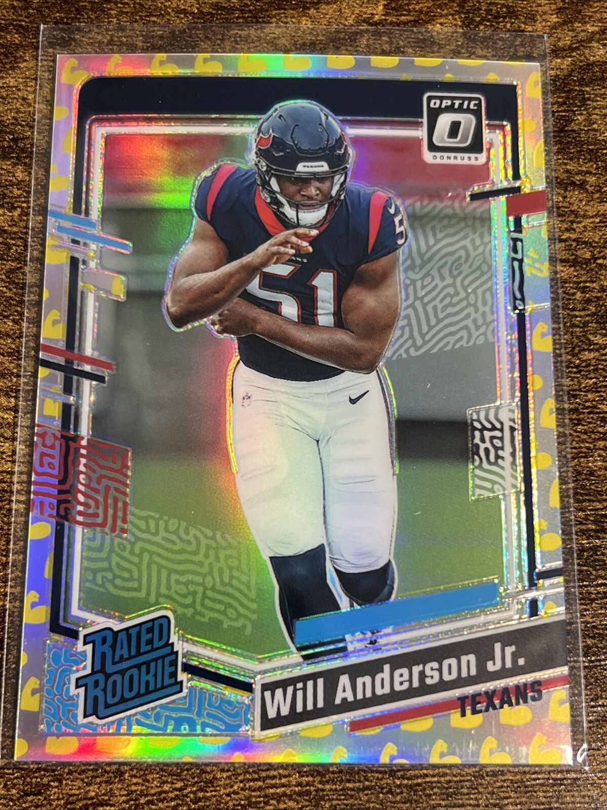 WILL ANDERSON 2023 Donruss Optic Rated Rookie Flex Holo /149 #246 RC Texans