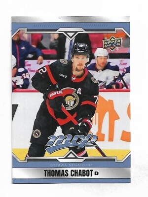 2024-25 UD MVP Base - Thomas Chabot - Ottawa Senators #23