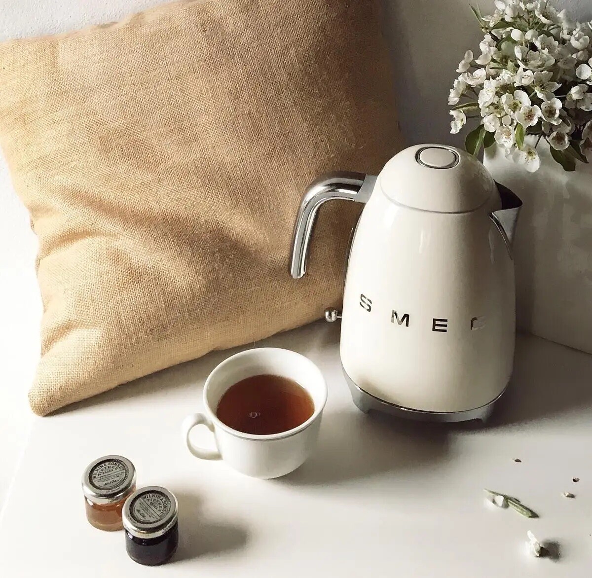 Kettle Smeg Klf04whau Smeg 50s Retro Style Temperature Control