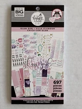 ***Brand New*** The Happy Planner Value Sticker Book Glam Girl 697 Pieces