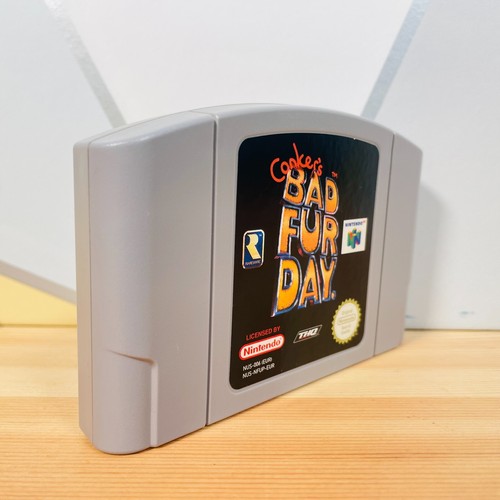 Conker's Bad Fur Day Nintendo 64 THQ Platform Fighting videogioco solo cartuccia - Foto 2 di 7