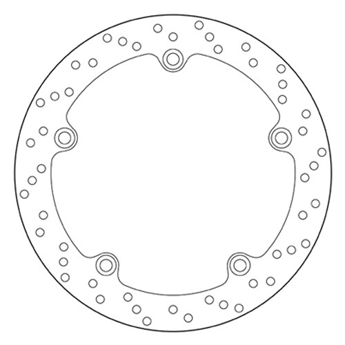 DISCO FRENO POSTERIORE BREMBO SERIE ORO 68B407C8 BMW R 1150 RT ABS 2003 2004 - Foto 2 di 4