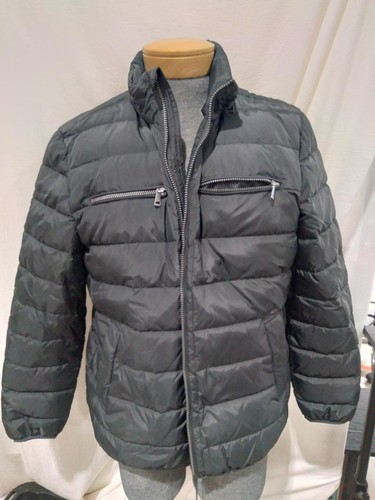 Men's Cole Haan Packable Down Jacket, Size Large - Grey