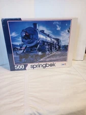 Grand Canyon Express Steam Train Railroad Springbok Puzzle 500 Pieces NIB