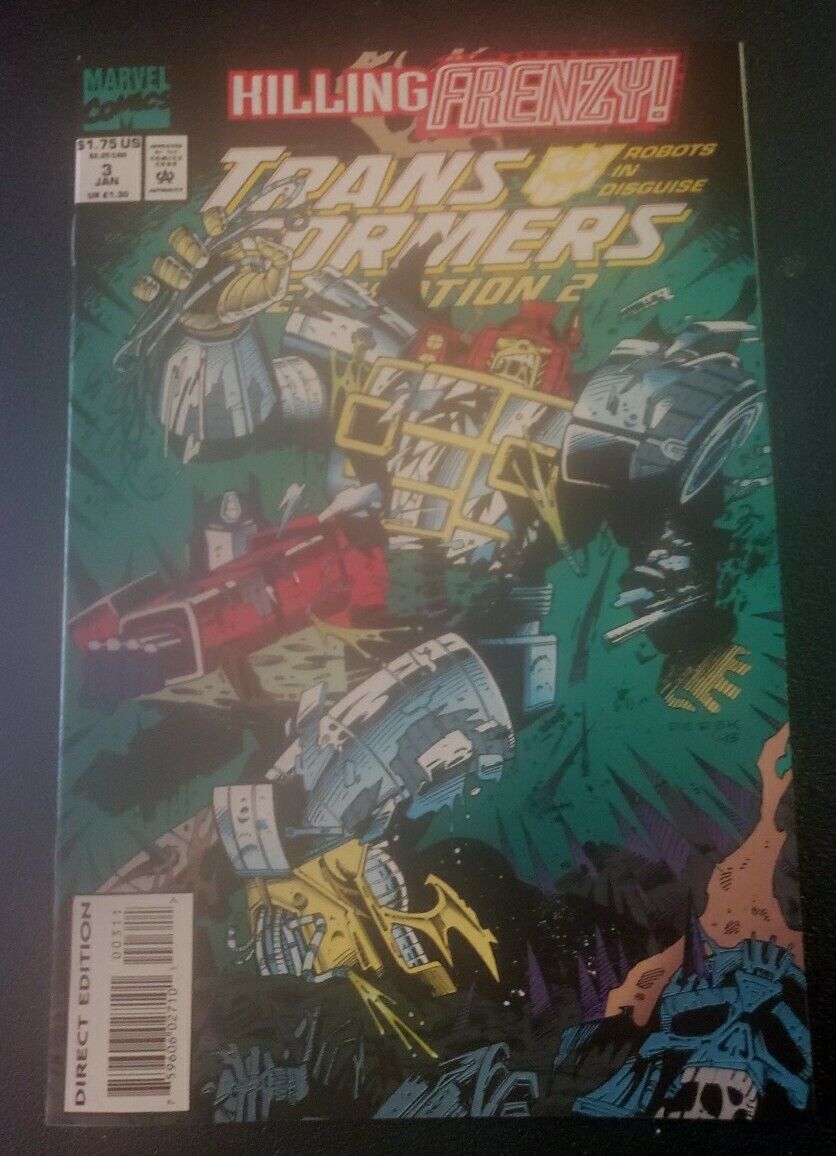 Transformers: Generation 2 #3 Marvel Comic Book 1994