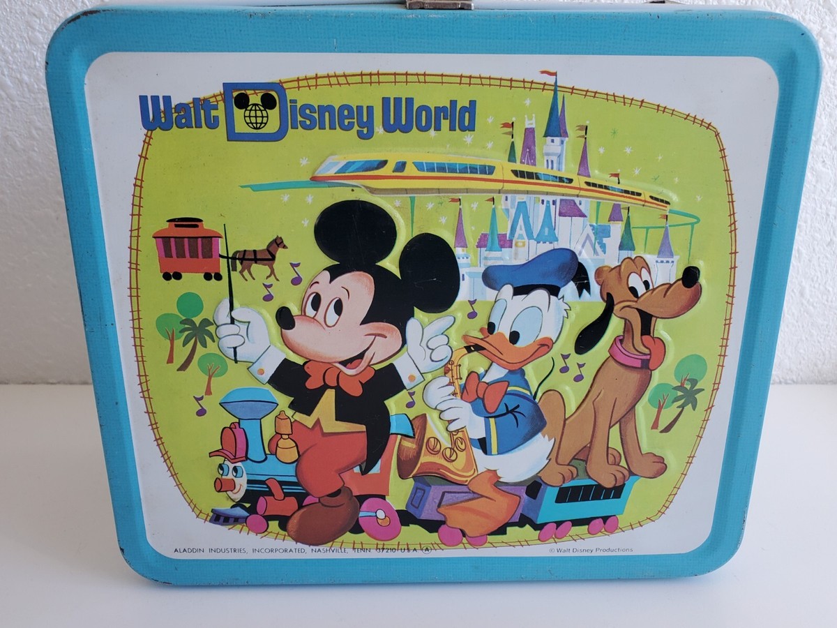 Walt Disney World Metal Lunchbox Aladdin Lunch Box * No Handle | eBay