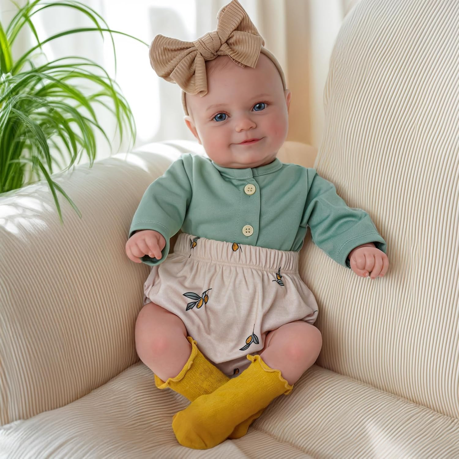 Reborn Baby Dolls, 20Inch Cute Soft Vinyl Realistic-Newborn Baby Doll Poseable R