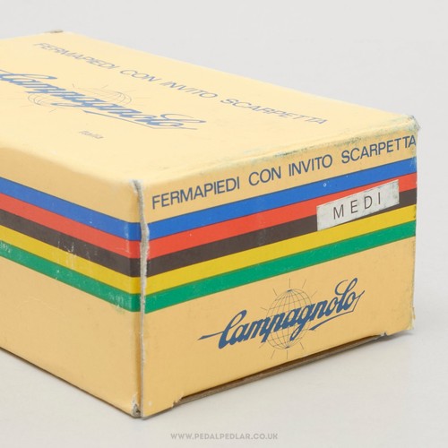Campagnolo Nuovo Record (0990/05) Chrome NOS/NIB Toe Clips - Size M VTG - Picture 6 of 6