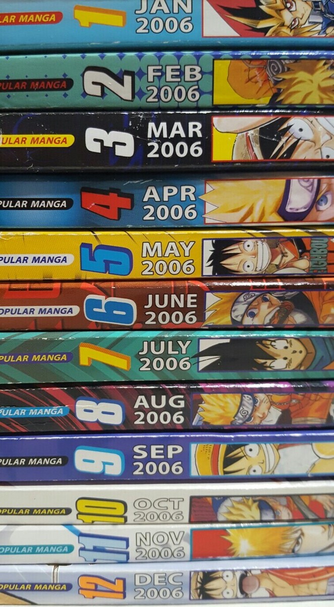 Shonen Jump 2006 Lot #1-12 Anime Comic Books Magazines Manga Shonen Jump 2006 Lot #1-12 Anime Comic Books Magazines Manga
