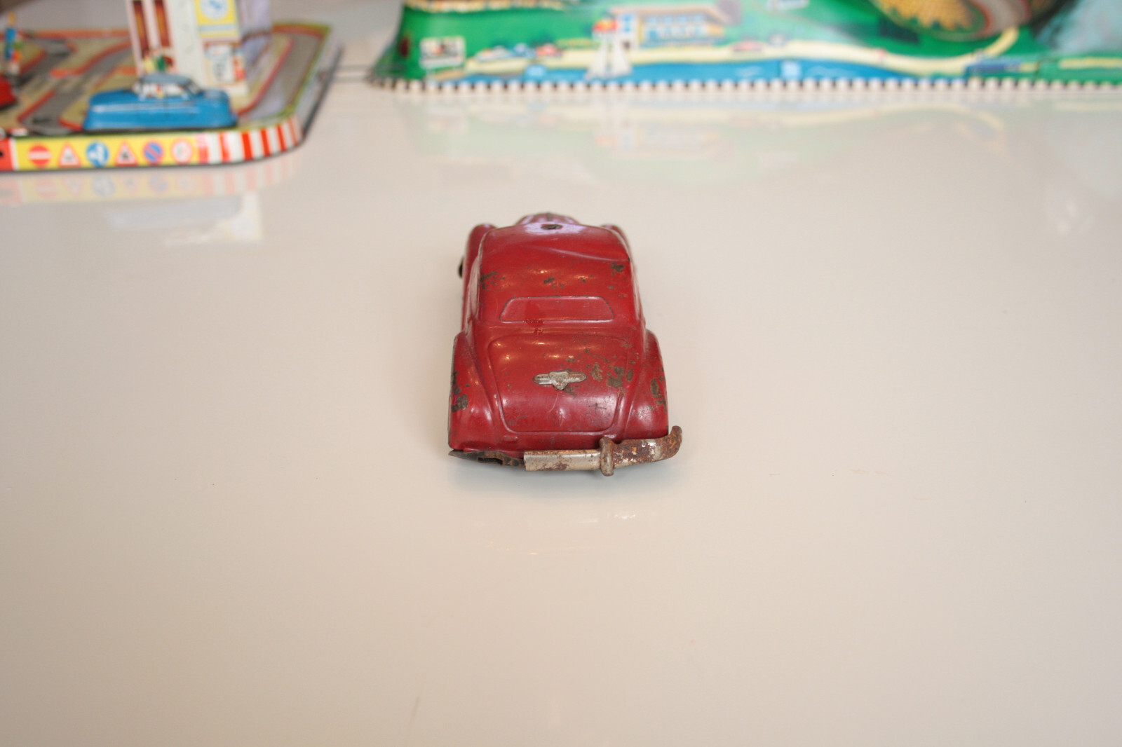 1950's Friction Car Vintage & Antique Tin Toy Vehicle made in GERMANY
