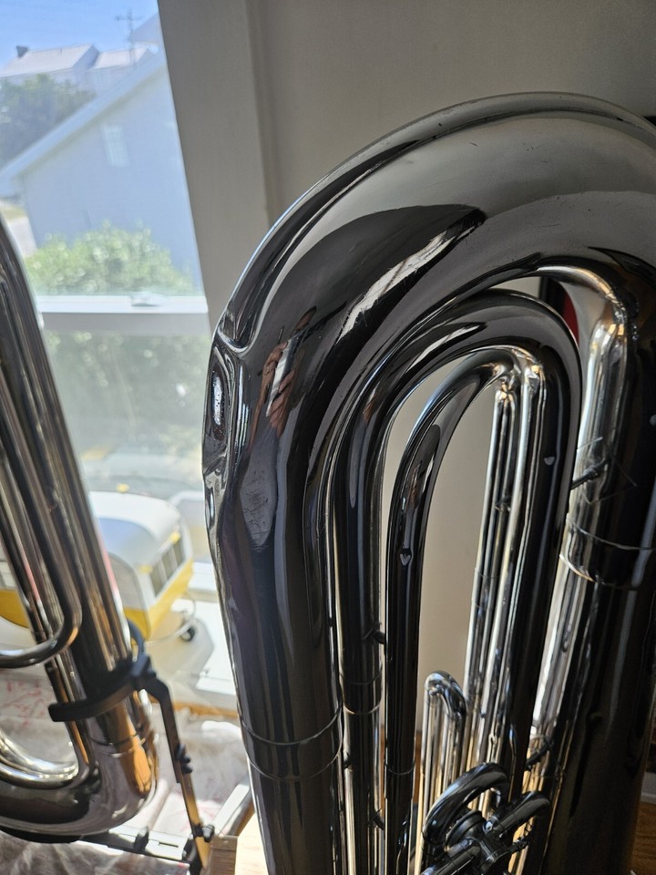 Vintage VALVE ROTARY CONTRABASS BUGLE VG COND CLEANED SERVICED MI