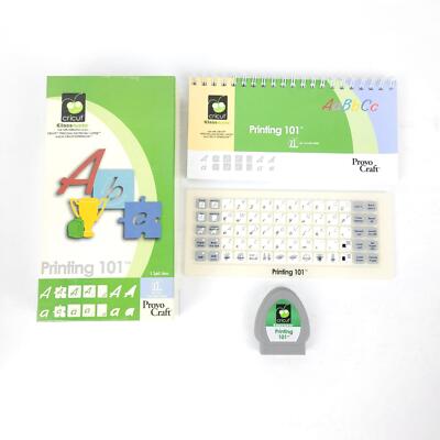 Cricut Solutions Printing 101 Scrapbooking 2007 Paper Crafts Letters Type