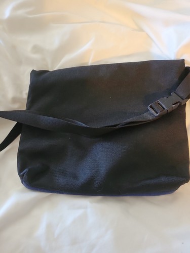 Boutique handbag fanny pack by Busy Bee NWT Brown with red blue stripes - Picture 5 of 5