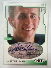 2002 SAGE HIT J.T. O'Sullivan RC #H14 Emerald Autograph UC Cal Davis