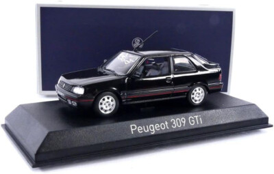 PEUGEOT 309 GTi Noir NOREV 1:43 imperfection of reference 473900