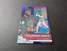 2022 Donruss Baseball Luis Robert Diamond Kings Card #6 Purple Holo Parallel