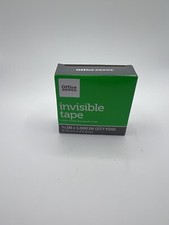 Office Depot Brand Invisible Tape, 3/4" x 1296", Clear, Pack of 9 rolls