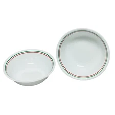 2 Vintage Corelle Winter Holly Coupe Cereal Bowls Christmas Dinnerware