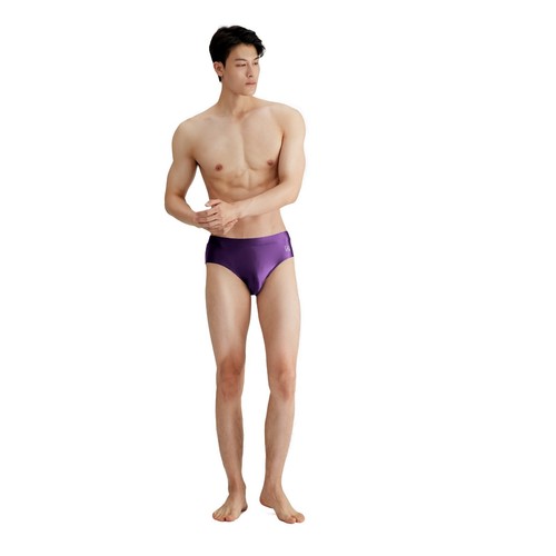 AMORESY Men Smooth Satin Underwear Quick Drying Breathable Briefs Sports Trunks - Picture 22 of 34