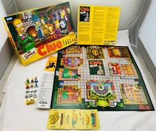2002 Simpsons Clue Board Game Parker Brothers Complete in Great