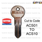 Witter, Tow Trust, PCT Towbar Key Keys Cut to Code ACS Series (ACS01 to ACS10)