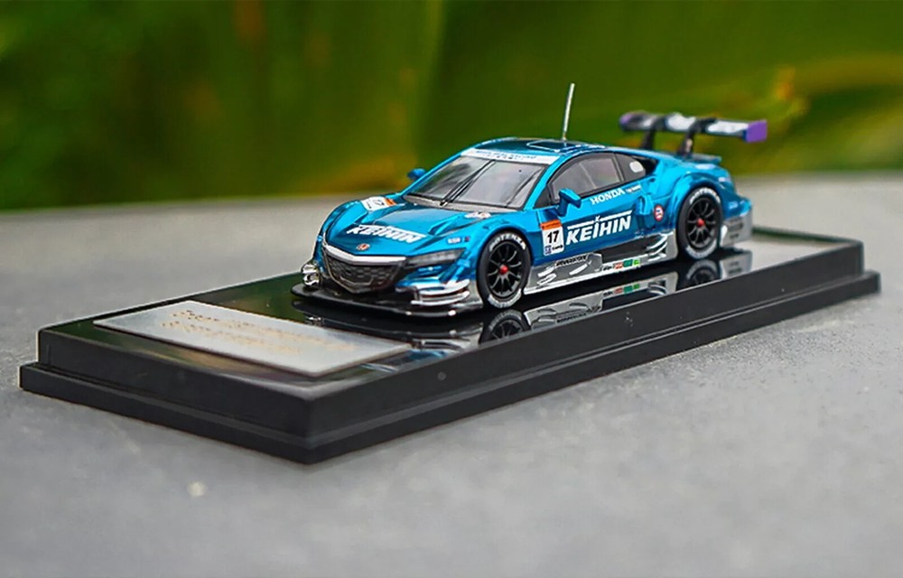 1/64 Honda NSX CONCEPT-GT GT500 Race Car #17 Diecast Car Model Collection Toy