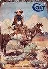 1925 Colt Firearms Vintage Look Reproduction Metal Tin Sign 8X12 Inches