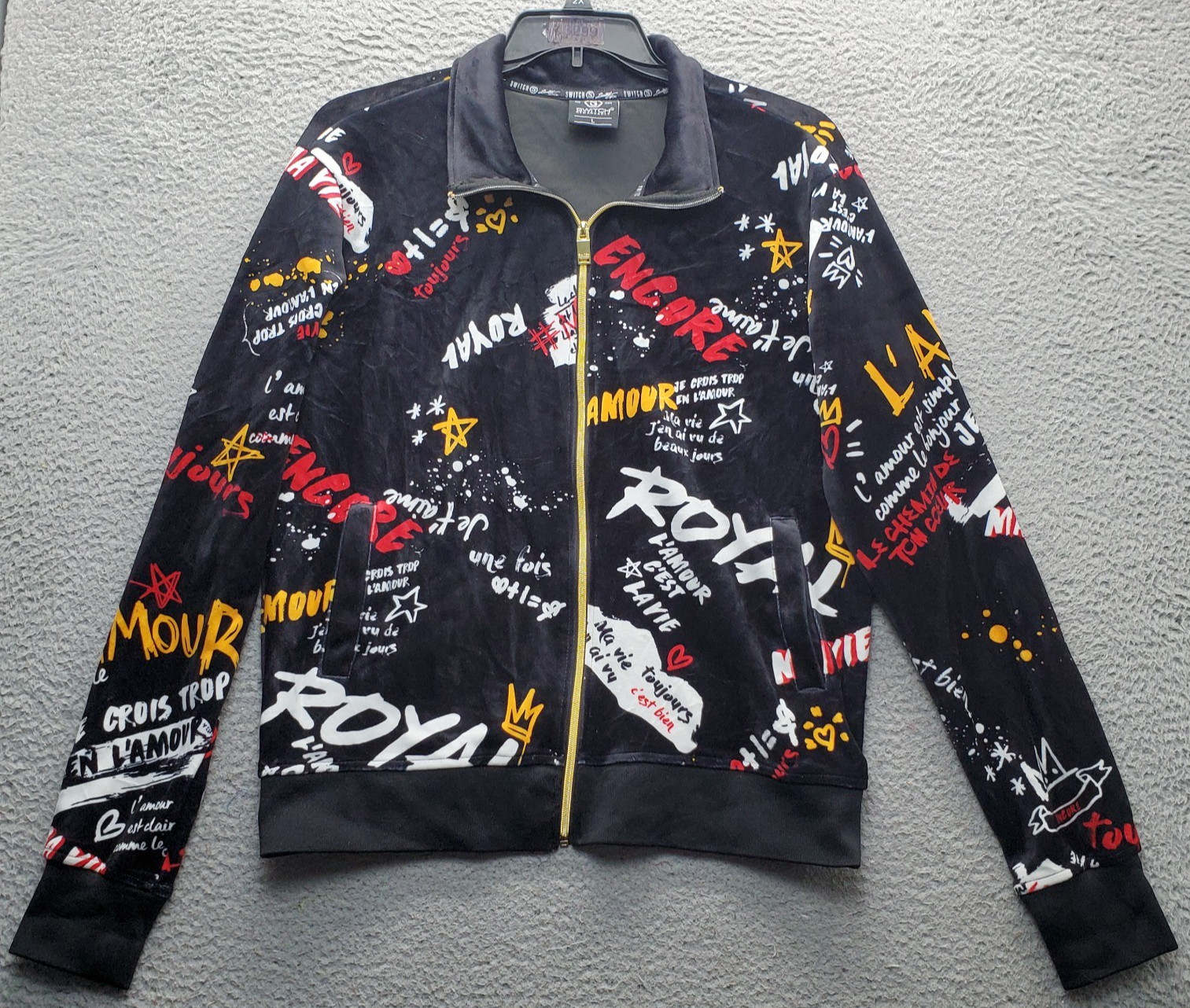 Switch Remarkable Jacket Womens Large Multi Graff… - image 1