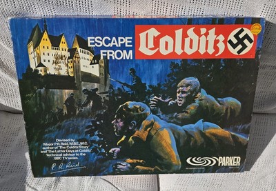 Escape From Colditz Brettspiel Vintage Sammlerstück Parker Games 70er Jahre Klassiker