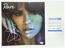 Selena Gomez Signed Rare Autographed LP Album 12x12 Flat ACOA
