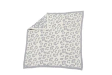 CozyChic in The Wild Baby Blanket, Ocean/Cream