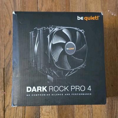 be quiet! Dark Rock Pro 4 CPU Fan with Heatsink Fluid Bearing 4-Pin Intel Black