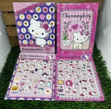 Vintage Sanrio Charmmykitty Stickers And Sticker Books Lot Of 4 Charmmy Kitty