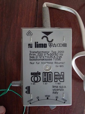 LIMA Modelleisenbahn Trafo Typ 2051 / H0