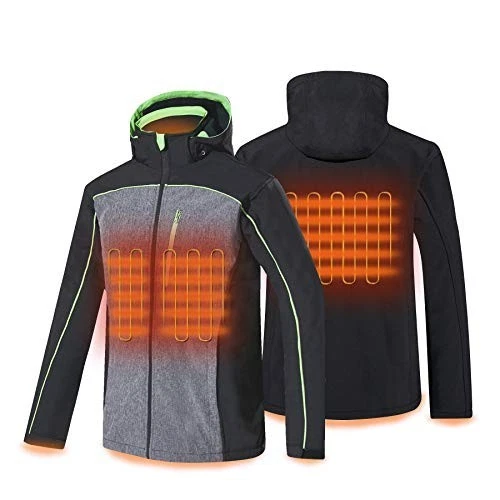 CONQUECO Heated Jacket Body Wamer: Electric Windproof & Waterproof Jacket