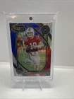 2024 Panini Select - Club Level Drake Maye #218 Red & Blue Shock Prizm (RC)