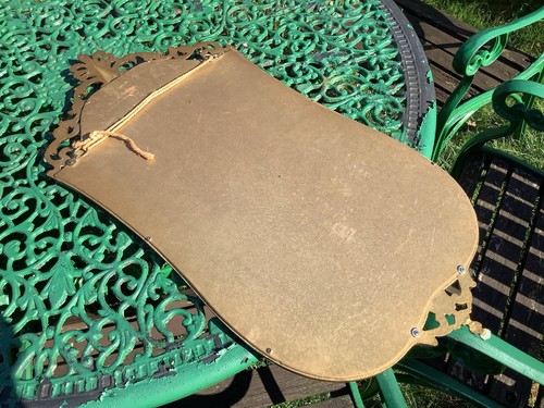 Tall Vintage Metal Wall Mirror, English, Gilt, Decorative, Renaissance Revival - Picture 6 of 10