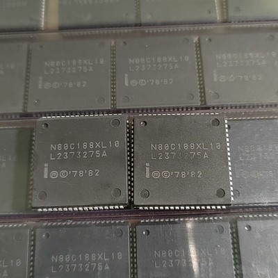 1pc N80C188XL10 80C188 16BIT 5V 10MHZ CPU PLCC68