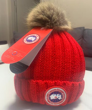 2026 CANADA GOOSE Red Couple Winter Warm Knitted Hat, Knitted Hat, Ski Hat