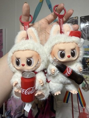 Pop Mart the Monsters Coca Cola Vinyl Face Pendants BOTH PICTURED opened no box
