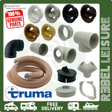 65mm Truma End Outlet Elbow Tee Blanking Plug Backnut Ducting- 2E, 4E, D4E, D6E