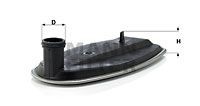Mann-Filter H182KIT Hydraulikfilter, Automatikgetriebe FüR MERCEDES-BENZ-image