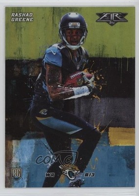 2015 Topps Fire Rookies Green 192/199 Rashad Greene #27 RC 14tz
