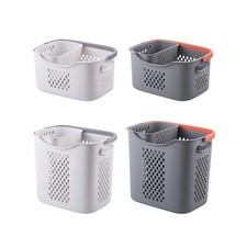 Portable Laundry Basket Toy Storage Organizer Washing Bin Simple Container Dirty