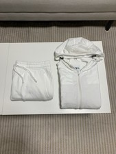 Men’s Zara White Full Zip Tracksuit Luxury Large