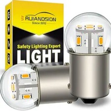 2pcs 1156 LED Bulb 12V BA15S P21W 7506 Warm White 3014 12SMD LED Chipsets Backup