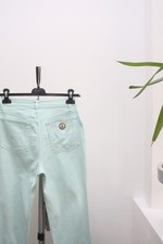 Moschino Jeans Vintage Turquoise Trousers 29 Made In Italy