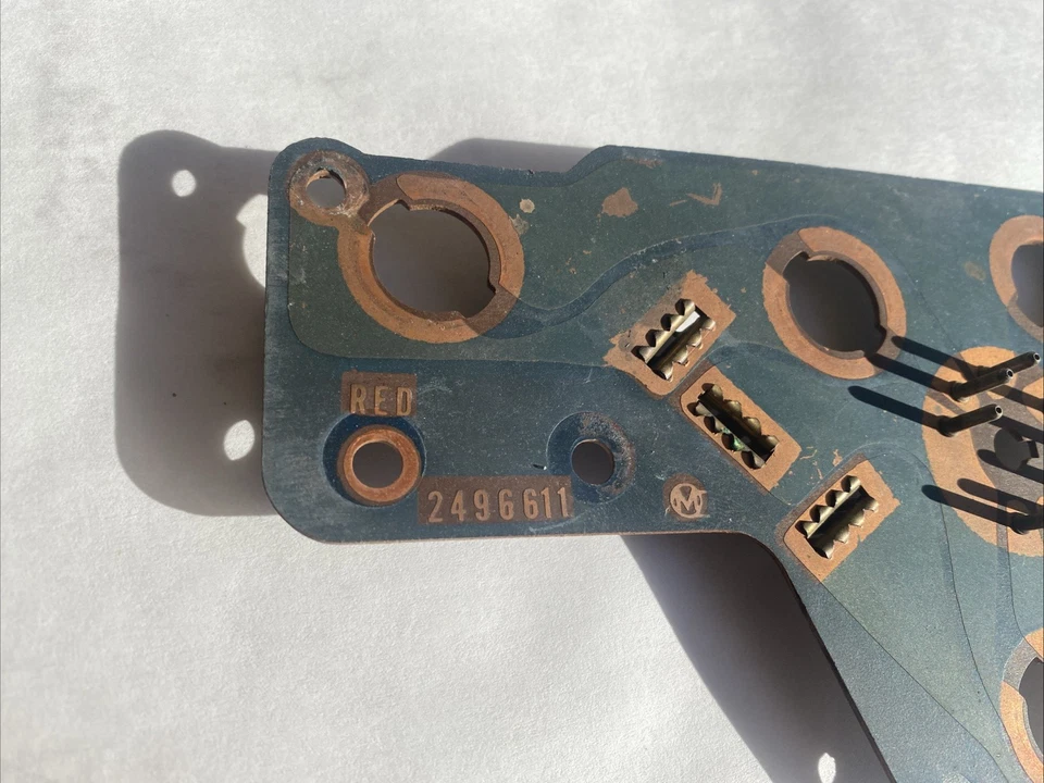 1965 Dodge Coronet placa de circuito cluster calibre 500 #2496611 com BONS PINOS - Imagem 2 de 4