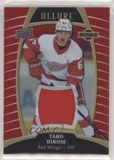 2019-20 Upper Deck Allure Rookies Red Rainbow Jerseys Taro Hirose #75 3x1
